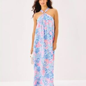Lilly Pulitzer Clairabel silk maxi dress